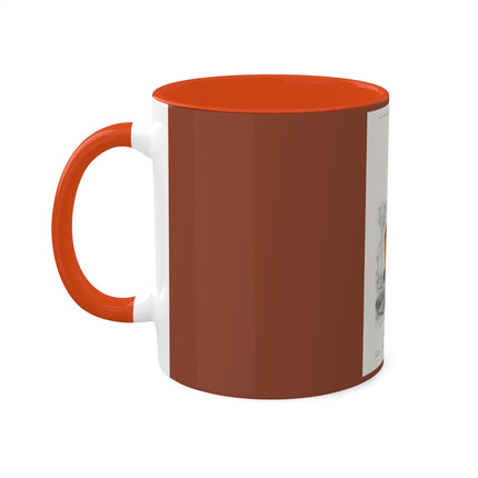 Giraffe by Charles Dessalines D' Orbigny Colorful Mugs, 11oz