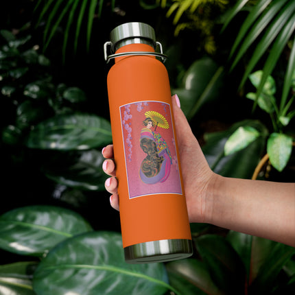 Enchanting Geisha Copper Vacuum Insulated Bottle, 22oz
