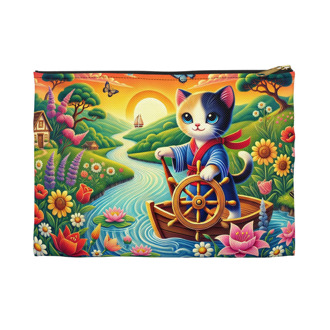 Sailor Kitten’s River Adventure Accessory Pouch – Brave Voyage & River Wonder