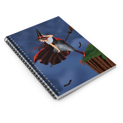 The Enchanted Witch Spiral Notebook - Ruled Line