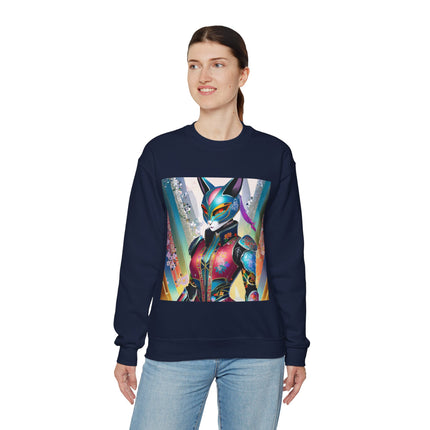 Cyberpunk Chic Unisex Heavy Blend™ Crewneck Sweatshirt