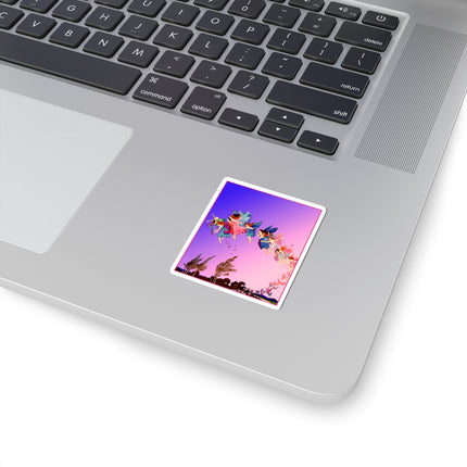 Fairies, Pixies, and Petals in Twilight's Embrace Kiss-Cut Stickers (4 Sizes)