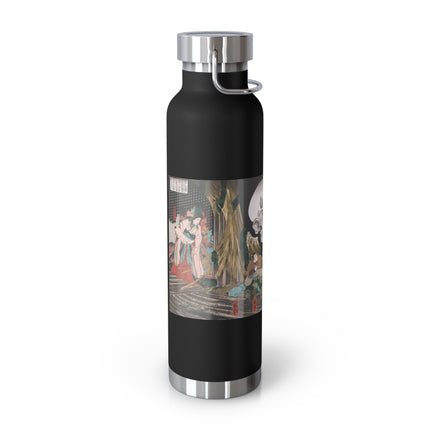 Mitsukuni Defying the Skeleton Spectre by Utagawa Kuniyoshi Copper Vacuum Insulated Bottle, 22oz