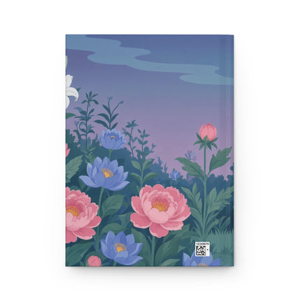 🐦🌸 The Lady And The Golden Bird Hardcover Journal – Art Deco Fashion Illustration