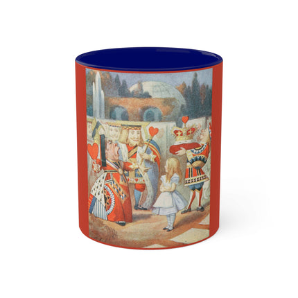Off with her head! Off with— by Sir John Tenniel Colorful Mugs, 11oz