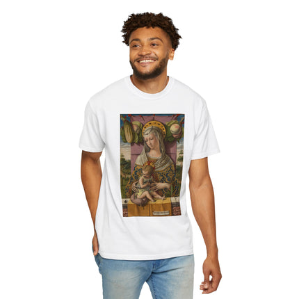Madonna and Child by Carlo Crivelli Unisex Garment-Dyed T-shirt