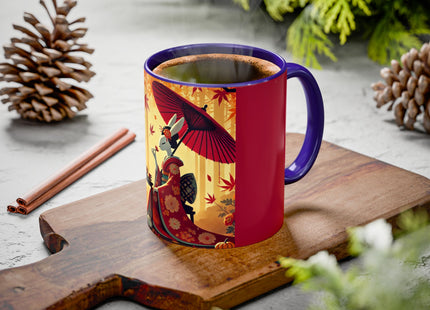 Theatrical Harvest Rabbit Colorful Mugs (11oz, 15oz)