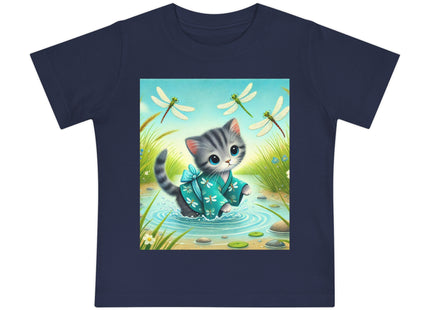 Kitten by the Still Waters Baby Short Sleeve T-Shirt