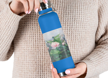 Water Lilies by Karl Hagemeister Copper Vacuum Insulated Bottle, 22oz