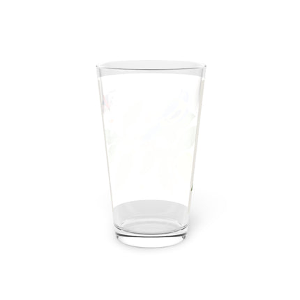 Blue Tit & Butterfly Pint Glass – Spring Harmony & Delicate Beauty