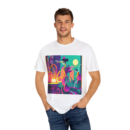Dance of the Skeleton Ballerinas Unisex Garment-Dyed T-shirt
