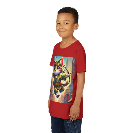 Archer Cat Youth Short Sleeve Tee