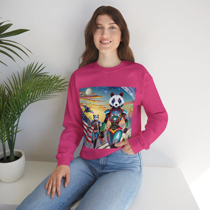 Cyber Punk Robots Unisex Heavy Blend™ Crewneck Sweatshirt