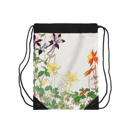Aquilegia by Tanigami Kônan Drawstring Bag