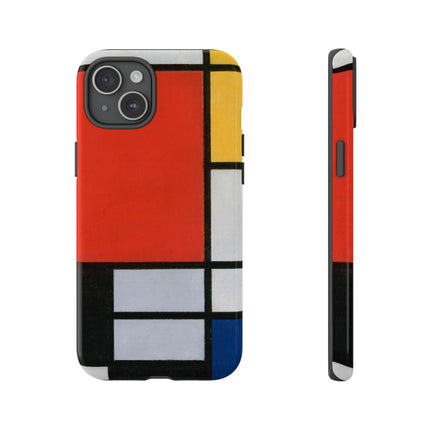Composition with Red, Yellow, Blue, and Black by Piet Mondrian Phone Cases