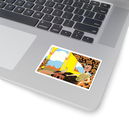 Glimpses of Opulence by Ezio Anichini Kiss-Cut Stickers (4 Sizes)