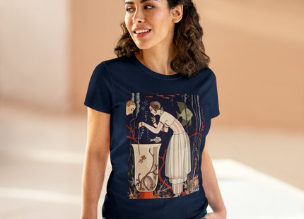 L'Etourdissant Petit Poisson (The Dazzling Little Fish) by George Barbier Women's Midweight Cotton Tee