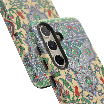 Arabic Art Pattern, Plate by Emile Prisse d’Avennes Phone Cases