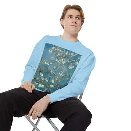 Almond Blossom by Vincent van Gogh Unisex Garment-Dyed Sweatshirt