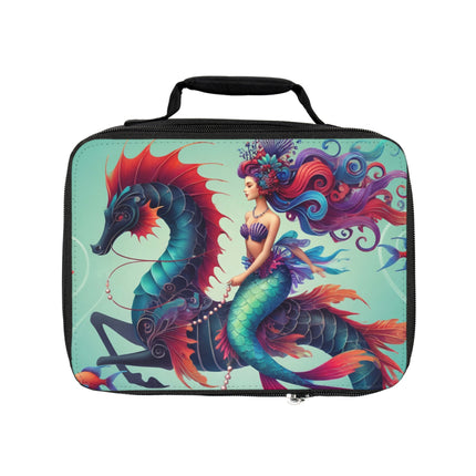 Mermaid & Sea Dragon Lunch Bag – Ocean Guardian & Mythic Beauty