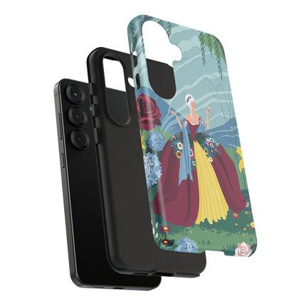 🌹🌿 The Willow Garden Promenade Phone Case – Art Deco Floral Elegance