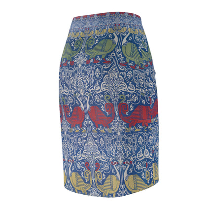 Arabesques by Émile Prisse d'Avennes Women's Pencil Skirt (AOP)