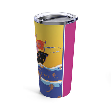 Golden Seas and Whimsical Dreams Tumbler 20oz