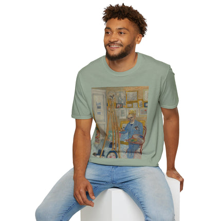 The Skeleton Painter by James Ensor Softstyle T-Shirt