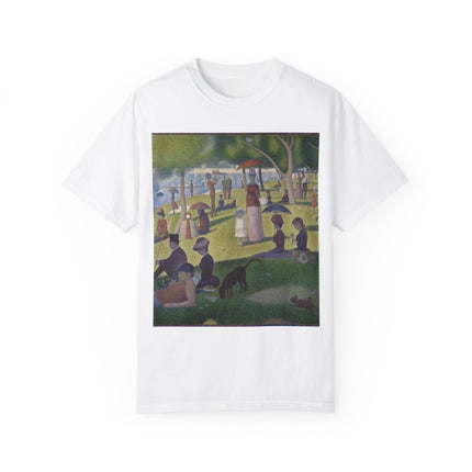 A Sunday on La Grande Jatte by Georges Seurat Unisex Garment-Dyed T-shirt