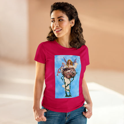 Enchanting Serenity Women's Midweight Cotton Tee