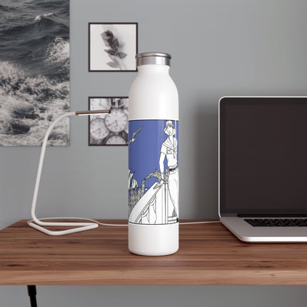 Coastal Elegance Slim Water Bottle