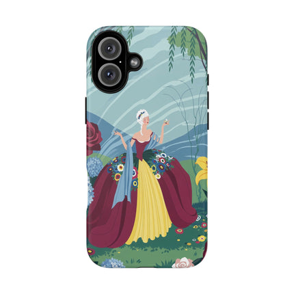🌹🌿 The Willow Garden Promenade Phone Case – Art Deco Floral Elegance