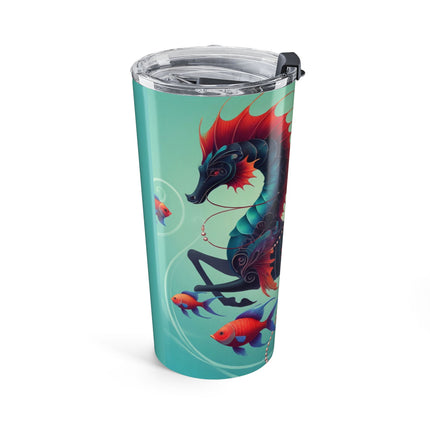 Mermaid & Sea Dragon Tumbler 20oz – Ocean Guardian & Mythic Beauty