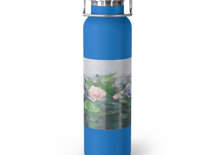 Water Lilies by Karl Hagemeister Copper Vacuum Insulated Bottle, 22oz