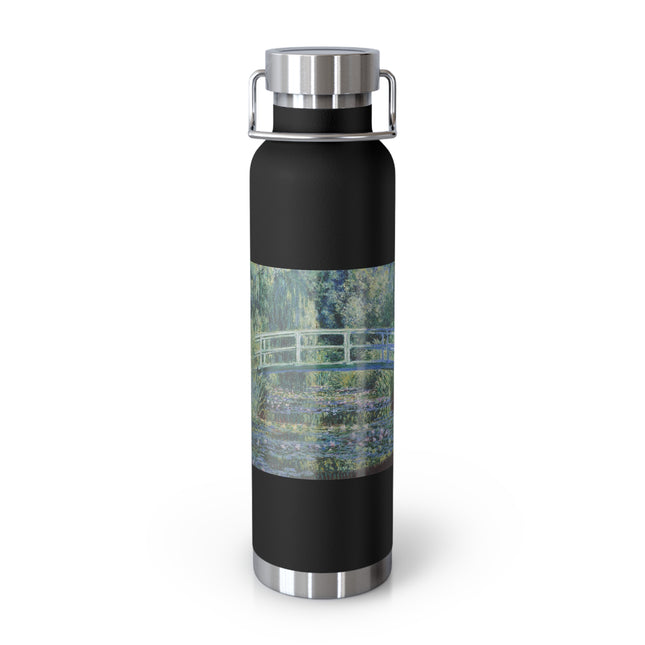 Water Lilies and Japanese Bridge by Claude Monet Copper Vacuum Insulated Bottle, 22oz