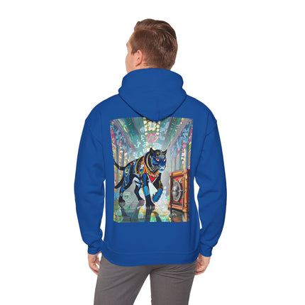 Cyber Panther’s Hunt – Heavy Blend™ Hooded Sweatshirt