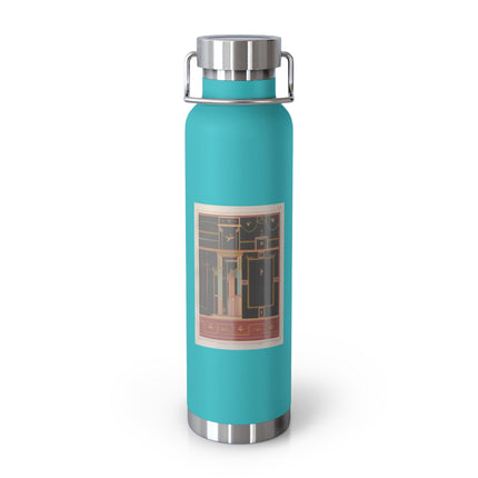 Pompeii Walls Pl.04 by Victor Steeger Copper Vacuum Insulated Bottle, 22oz