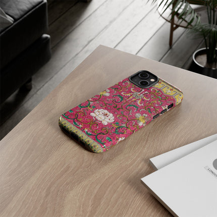 Pink Floral Pattern by Owen Jones Phone Cases