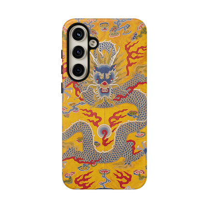 Majestic Dragon Regalia – Imperial 12-Symbol Robe Phone Cases