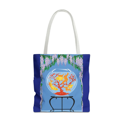Aquatic Symphony Tote Bag (AOP)