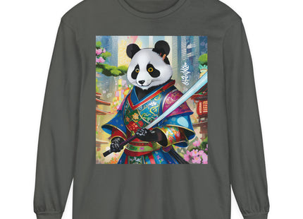 Cyberpunk Samurai Garment-dyed Long Sleeve T-Shirt
