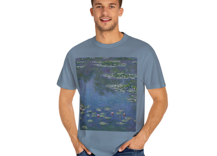 Water Lilies by Claude Monet Unisex Garment-Dyed T-shirt