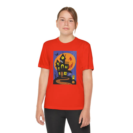 Halloween Night at the Haunted House Youth Competitor Tee