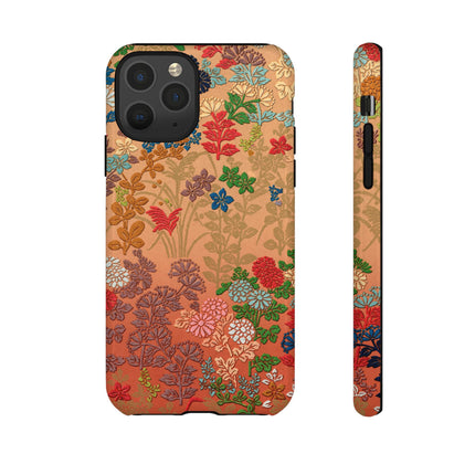 Ornamental Japanese Flower Pattern Phone Cases