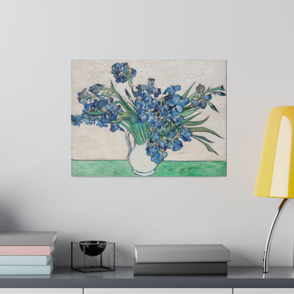 Irises by Vincent Van Gogh Matte Canvas, Stretched, 0.75"