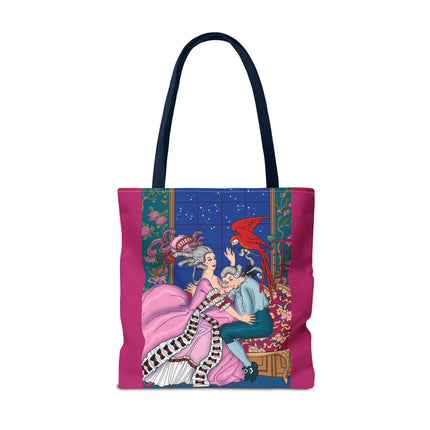 The Jealous Parrot by George Barbier Tote Bag (AOP)