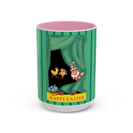 Easter Elf's Whimsy Colorful Mugs (11oz, 15oz)