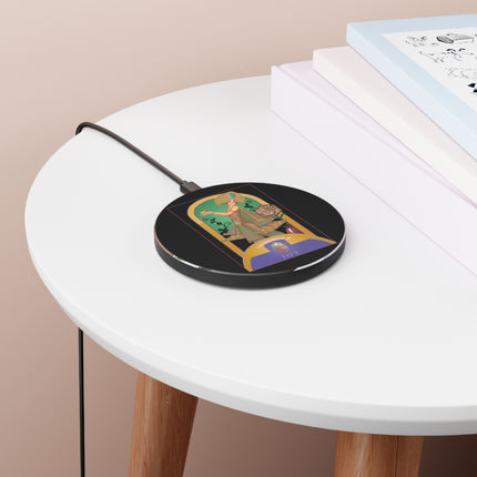 October & Opal, Tourmaline (from the Gem Series) by Sofia Chiostri Wireless Charger
