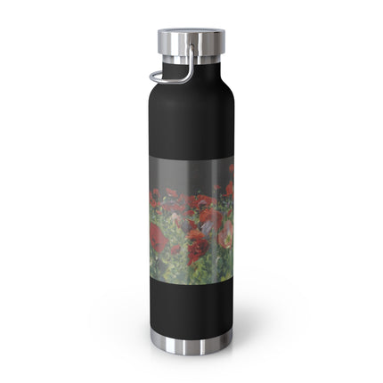Poppies (A Study of Poppies for Carnation, Lily, Lily, Rose) by John Singer Sargent Copper Vacuum Insulated Bottle, 22oz