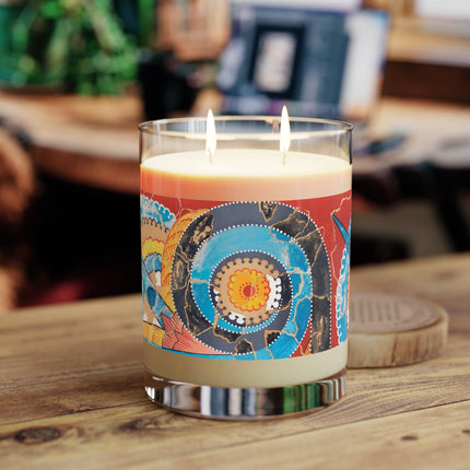 Reproduction of S-Spiral Frieze Scented Candle - Full Glass, 11oz